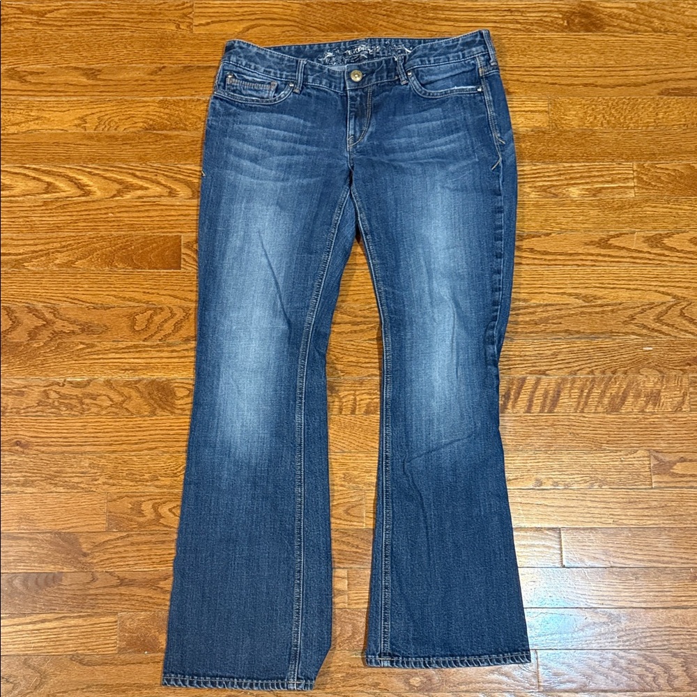 Express Dark Blue Women's Boot Cut Jeans